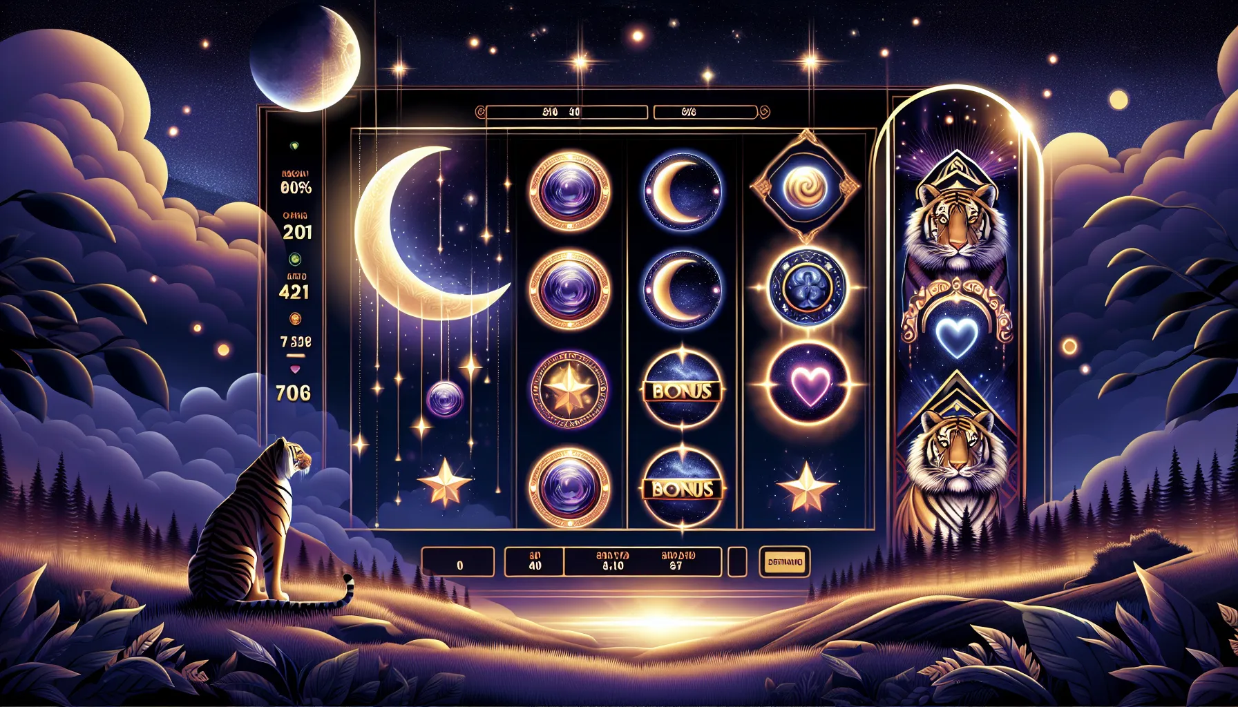 Moon Tiger: Aura Malam dan Kekuatan Harimau dalam Slot Modern